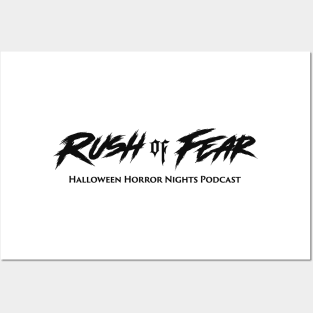 Rush of Fear logo 2 Posters and Art